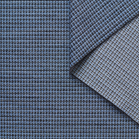 t21c00616 | Tissu De Costume Laine Et Soie Micro Carreaux