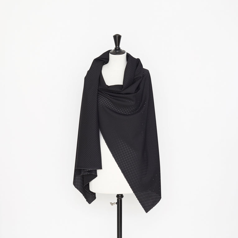 t21c00618 | Tissu De Costume Laine Micro Perforé - vue 2