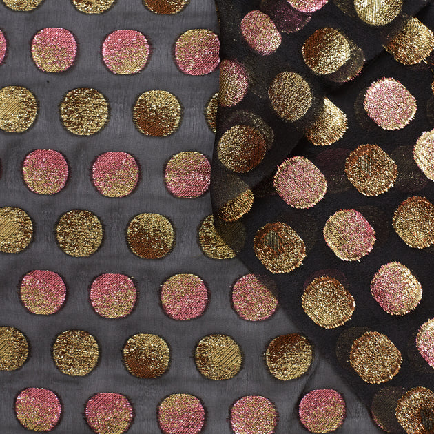 T22A01002 | Lamé Dots Silk Georgette