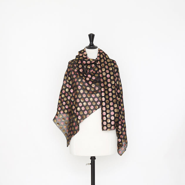 T22A01002 | Lamé Dots Silk Georgette
