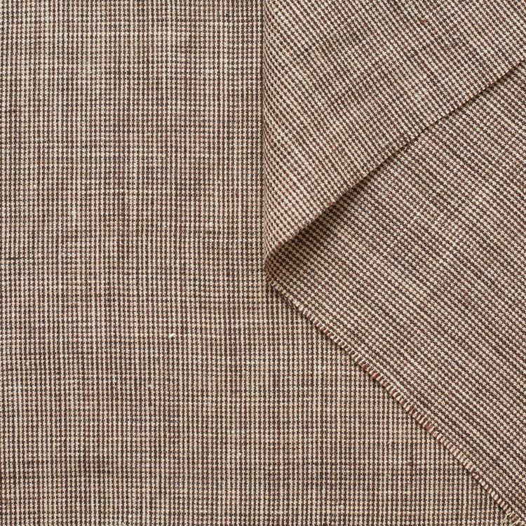 t22a01006 | Micro Pied-De-Poule Soie Et Lin - vue 1