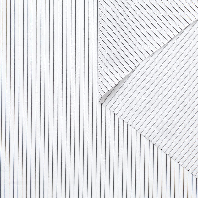 t22a01009 | Popeline Rayée À Chevrons