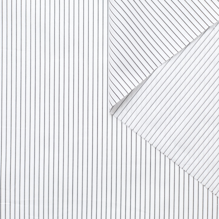 t22a01009 | Popeline Rayée À Chevrons - vue 1