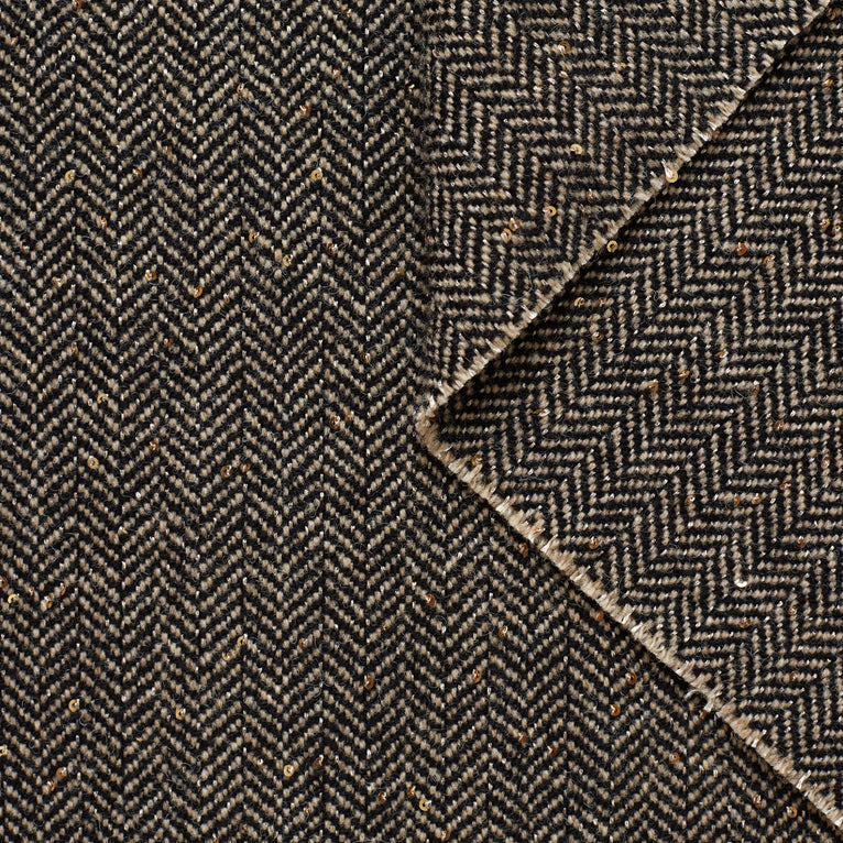 t22a01090 | Tweed À Chevrons Paillettes - vue 1