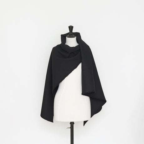  Double Face Wool & Silk Crepe