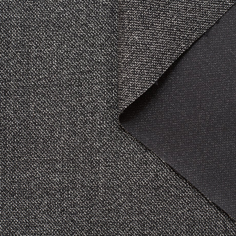 t22a01165 | Tweed Noir & Blanc Thermocollé