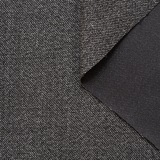 t22a01165 | Tweed Noir & Blanc Thermocollé