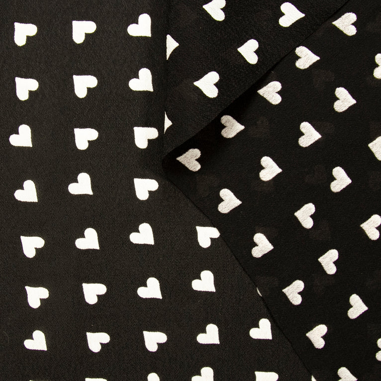 T22A01481 | Fluid Heart Printed Crepe - view 3