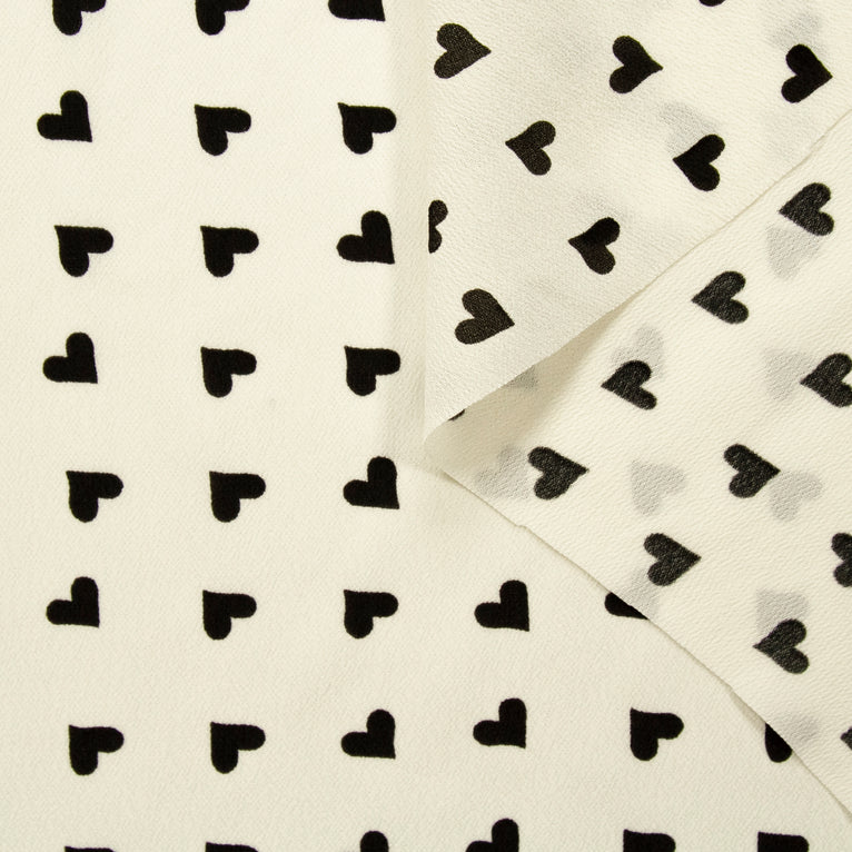 T22A01481 | Fluid Heart Printed Crepe - view 2