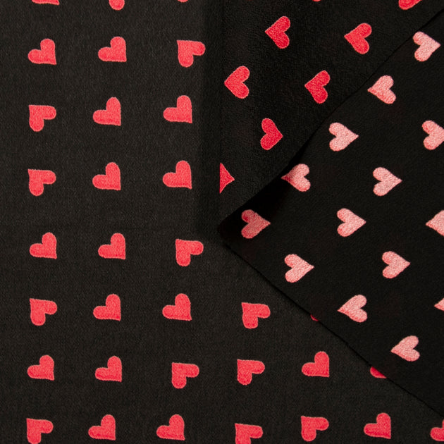 T22A01481 | Fluid Heart Printed Crepe