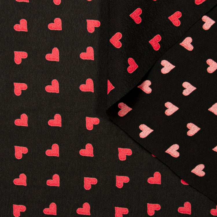 T22A01481 | Fluid Heart Printed Crepe - view 1