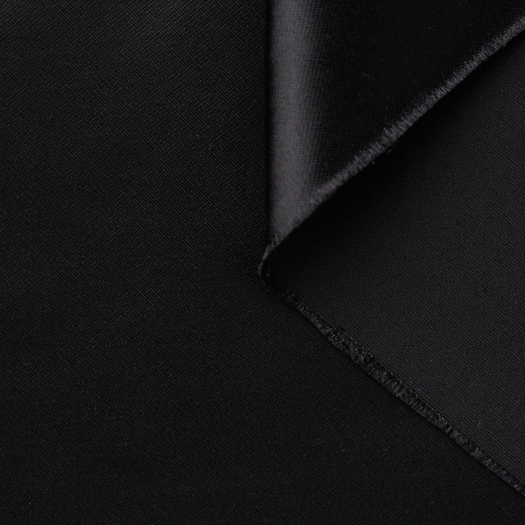 T22A01531 | Viscose &amp; Wool Glossy Satin - view 5