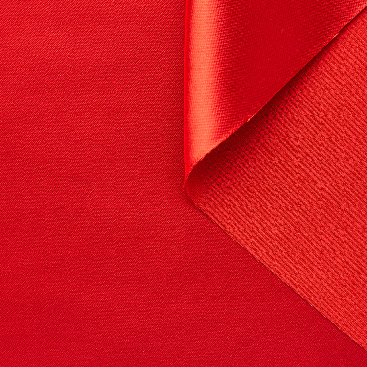 T22A01531 | Viscose &amp; Wool Glossy Satin - view 1