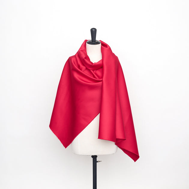 T22A01545 | Double Face Heavy Cotton & Wool Satin