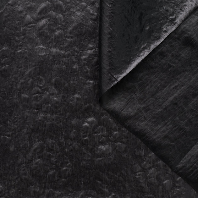 t22a01559 | Fleur Froissée Sur Voile Polyamide