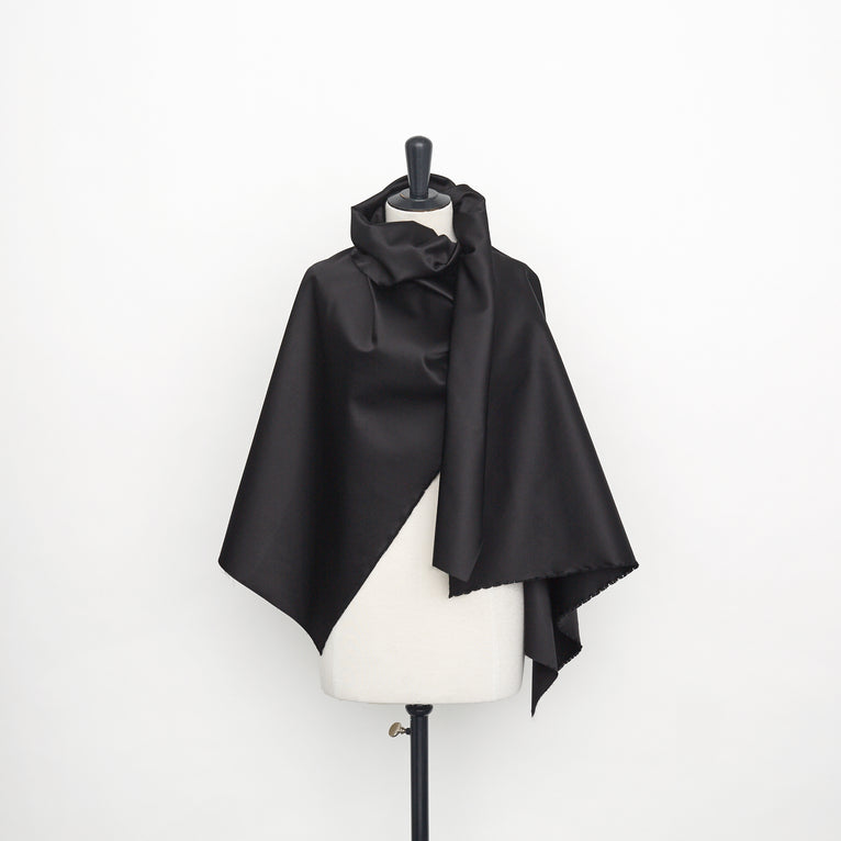 t22a01618 | Satin Double Face en Laine &amp; Soie - vue 3