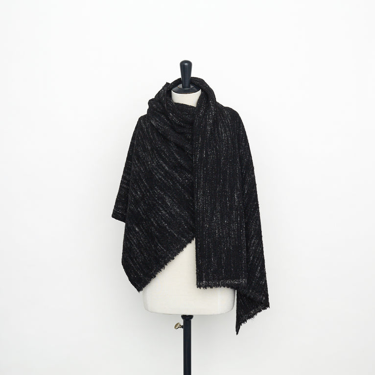 T22A01629 | Double Face Wool &amp; Baby Lama Hairy Drap - view 2