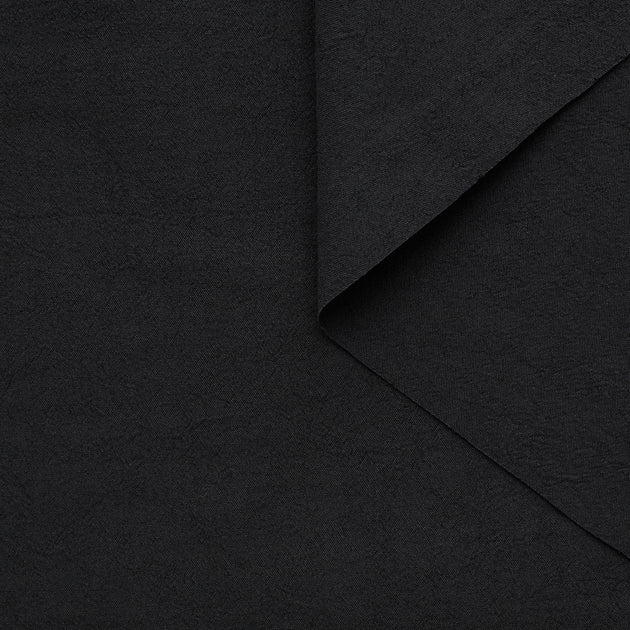 T22A01646 | Crinckled Wool & Cotton Crepe