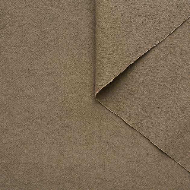 T22A01646 | Crinckled Wool & Cotton Crepe