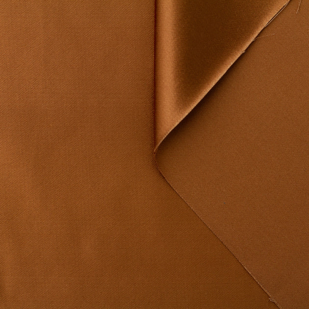 T22A01710 | Glossy Viscose & Wool Crepe Satin