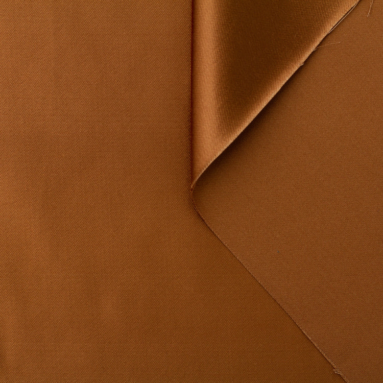 T22A01710 | Glossy Viscose &amp; Wool Crepe Satin - view 1