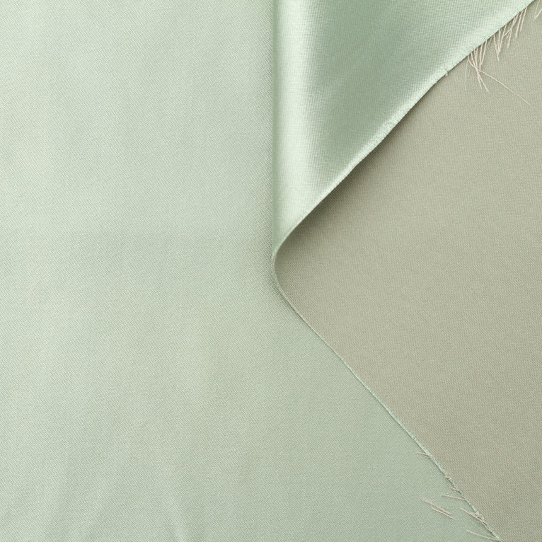 T22A01710 | Glossy Viscose &amp; Wool Crepe Satin - view 1
