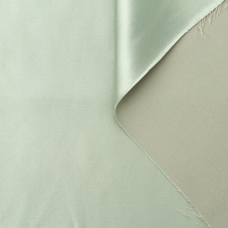 T22A01710 | Glossy Viscose &amp; Wool Crepe Satin - view 1