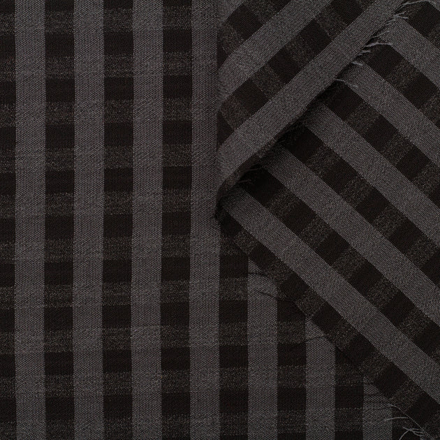 t22a01832 | Tissu De Costume Vichy Laine Et Coton