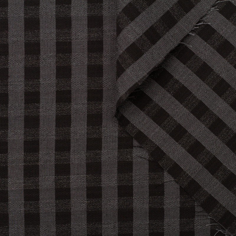 T22A01832 | Wool & Cotton Gingham Suiting