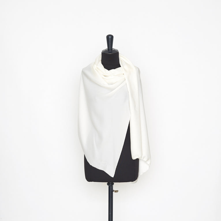T22B03149 | Sheer Viscose and Silk Satin - view 2