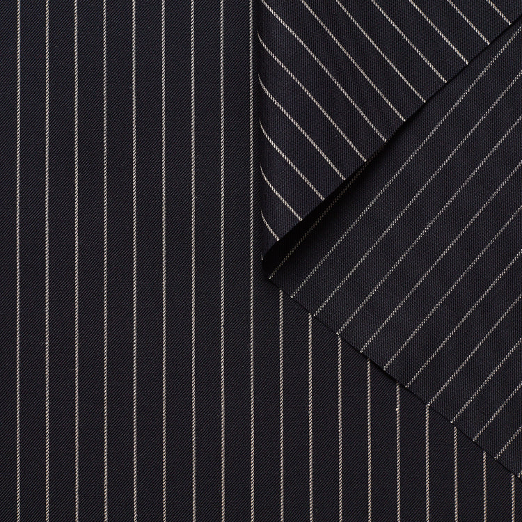 t22b03204 | Tissu De Costume Résistant Aux Froissements À Rayures - vue 1