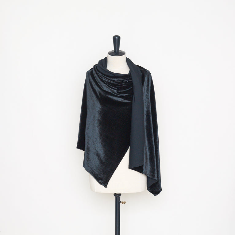 t22b03237 | Jersey Velours En Polyviscose - vue 2