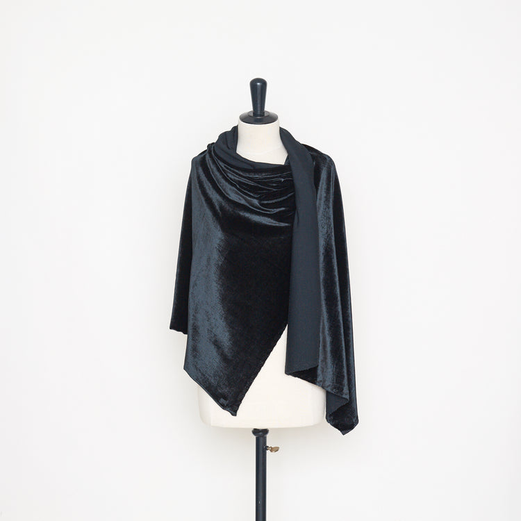 t22b03237 | Jersey Velours En Polyviscose - vue 2