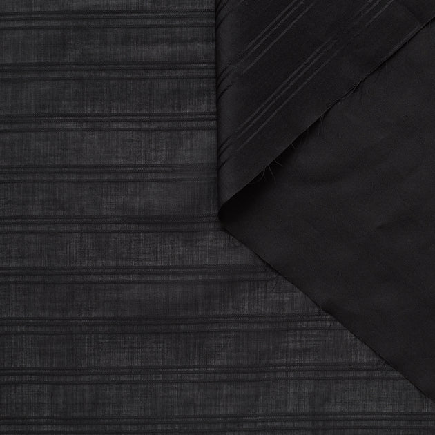 t22d00754 | Jacquard Rayé En Batiste De Coton