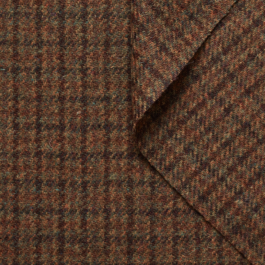 T22D00763 | Wool Checked Tweed