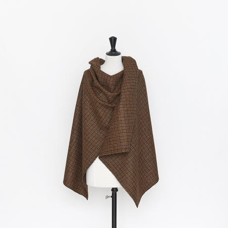  Wool Checked Tweed