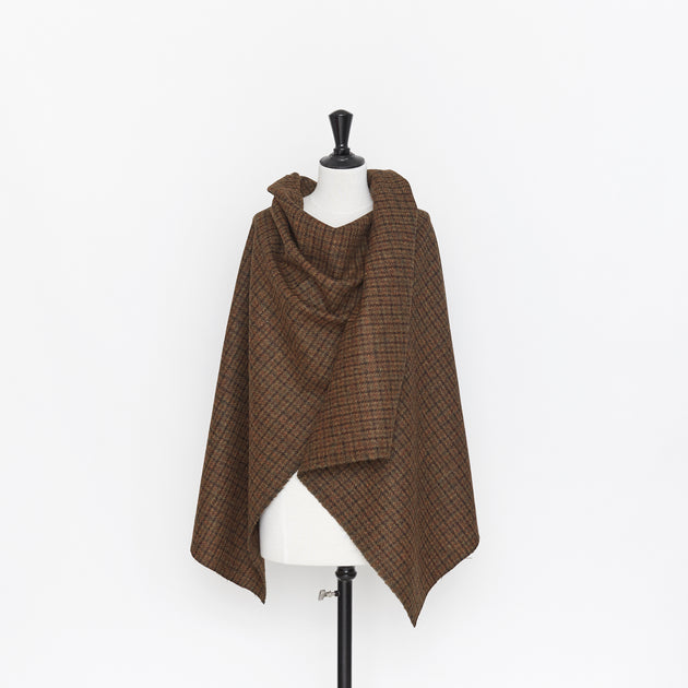 T22D00763 | Wool Checked Tweed