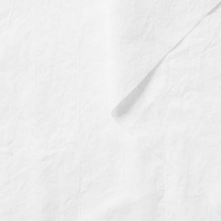 t22d00774 | Jacquard De Coton Lavé À Fines Rayures - vue 1