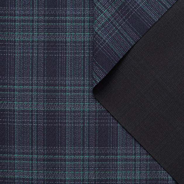 t22f00723 | Laine et Coton À Carreaux Plaid Tissage Panier