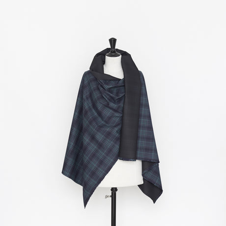  Laine et Coton À Carreaux Plaid Tissage Panier
