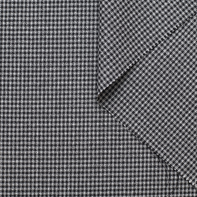 T22F00727 | Houndstooth Virgin Wool Suiting