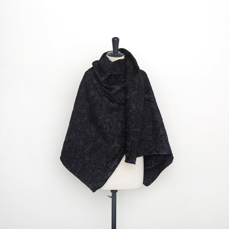 T22H03848 | Velvety Chenille Jacquard Tweed - view 2