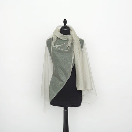  Tulle En Lurex Et Coton
