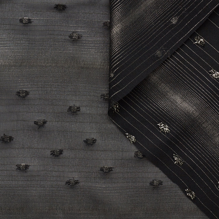 T22H03878 | Fils Coupés Striped Silk Georgette - view 1