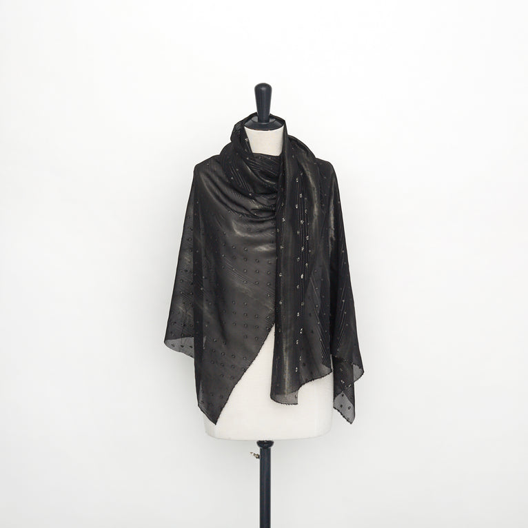 T22H03878 | Fils Coupés Striped Silk Georgette - view 2