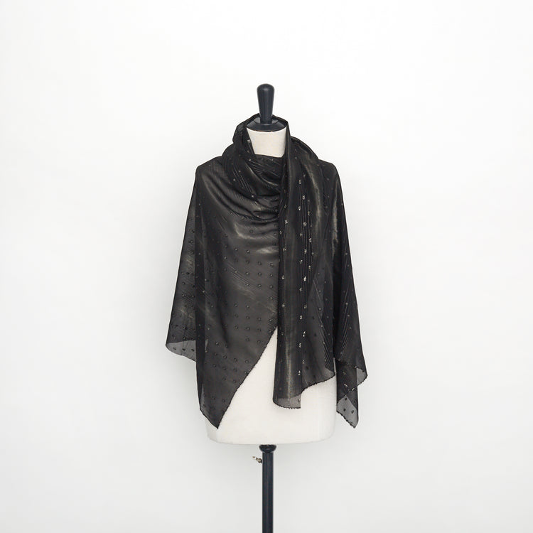 T22H03878 | Fils Coupés Striped Silk Georgette - view 2