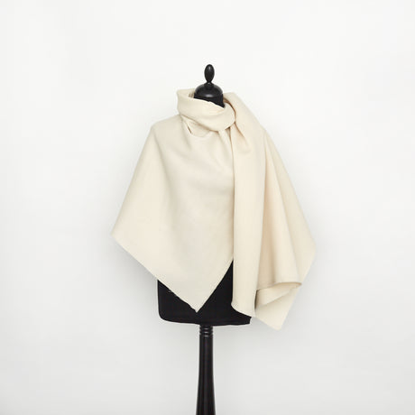  Double Face Textured Wool & Silk Faille