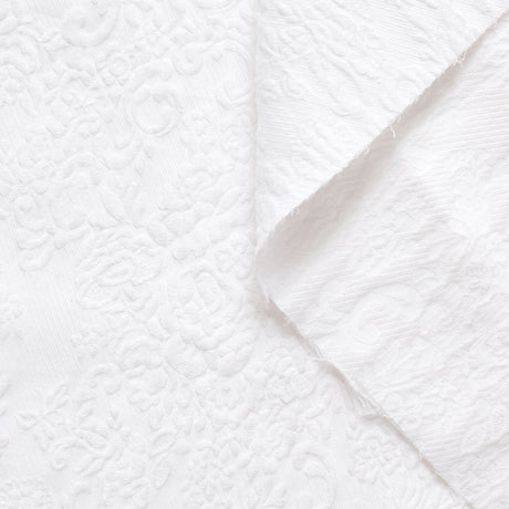 T22I00834 | Cotton &  Silk Floral Jacquard
