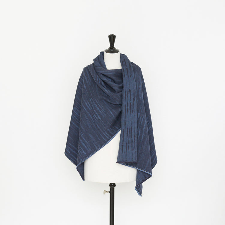 t22i00836 | Jacquard Fantaisie Fluide En Coton Et Laine - vue 2