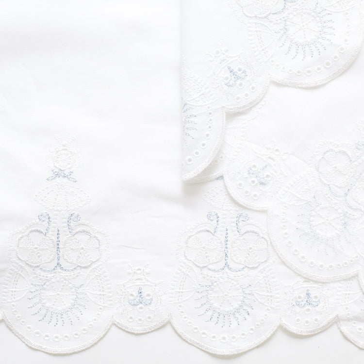 t22i00858 | Batiste De Coton Brodée Festonnée - vue 1